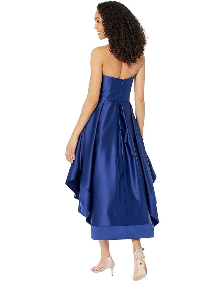 

Платье Betsy & Adam Lamour Strapless Satin Dress, цвет Royal
