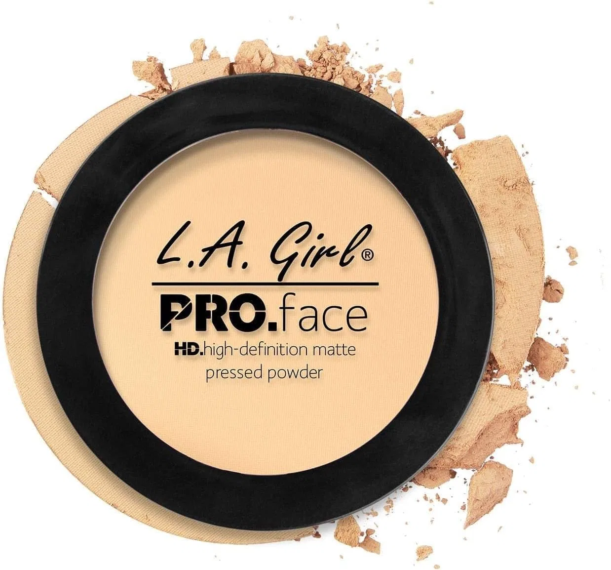 Пудра компактная матовая LA Girl PRO Face Nude Beige 7 г