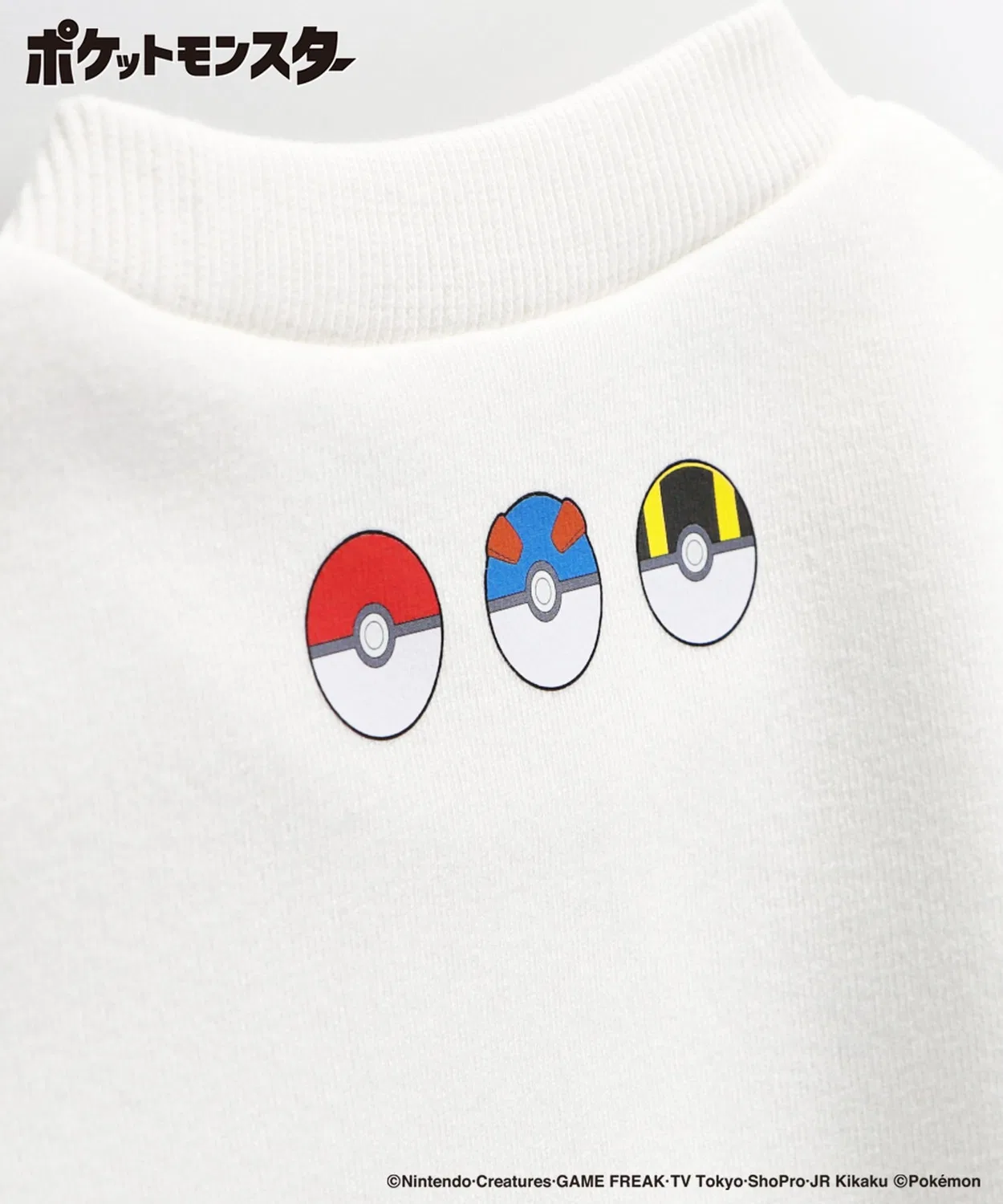 Толстовка на флисе Pokemon с принтом, офф-белый — фото 2