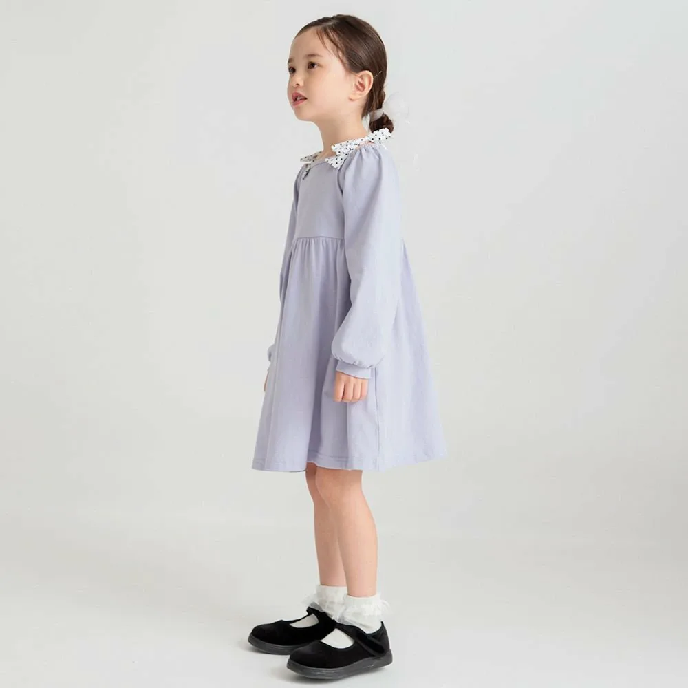 Платье с ленточкой на плечах, скроенное и сшитое. Branshes, Lavender — фото 4