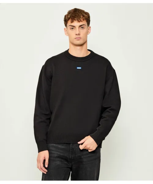 

Свитер Сан-Кейси-КП Relaxed fit Hugo Blue, черный