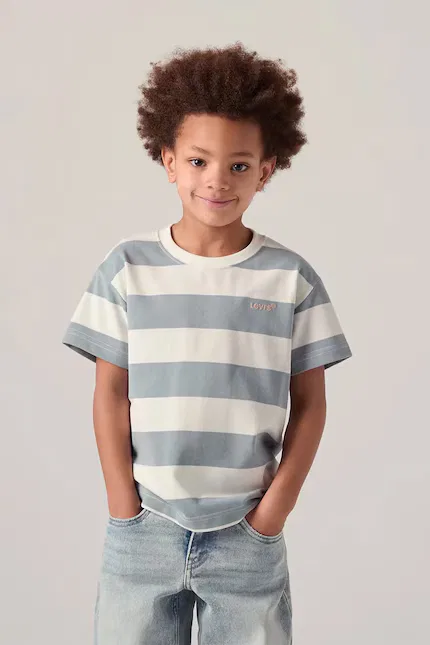 Футболка детская в полоску BIG STRIPE TEE Levi's, синий