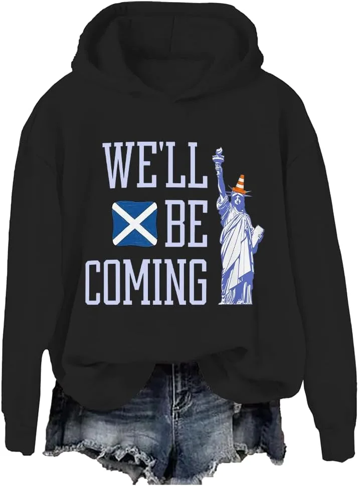 

Толстовка с принтом Scotland We'll Be Coming