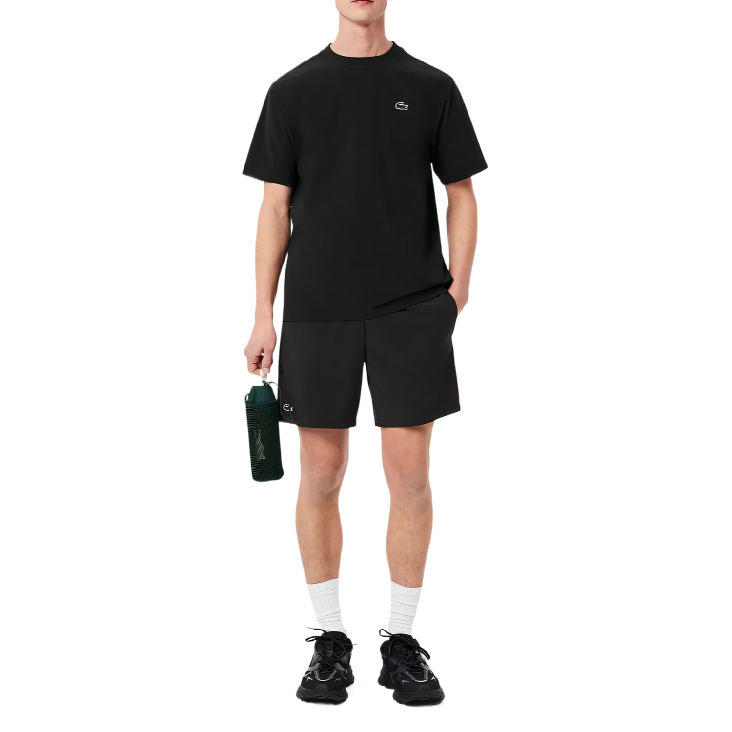 Шорты Casual SS25 мужские LACOSTE, черный — фото 4