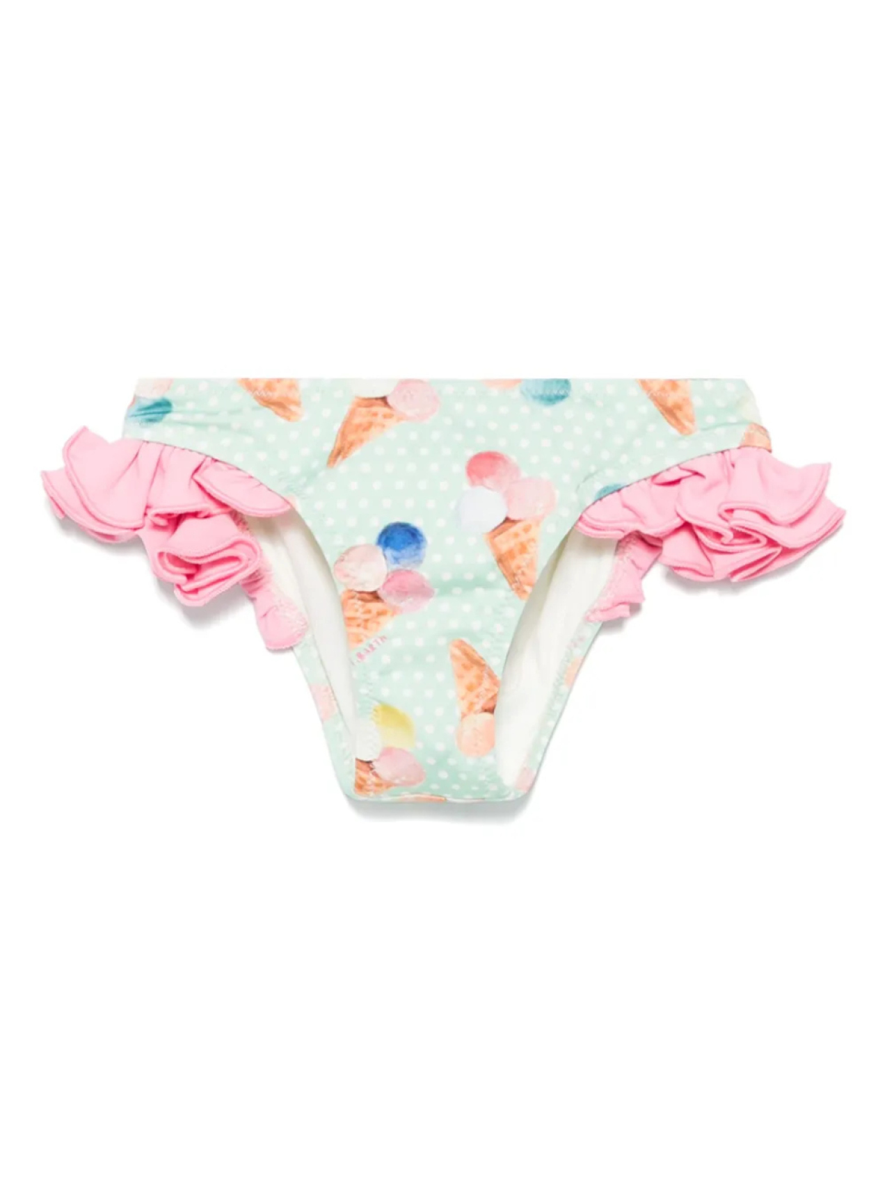 

MC2 Saint Barth Kids Kelly бикини-низ, зеленый