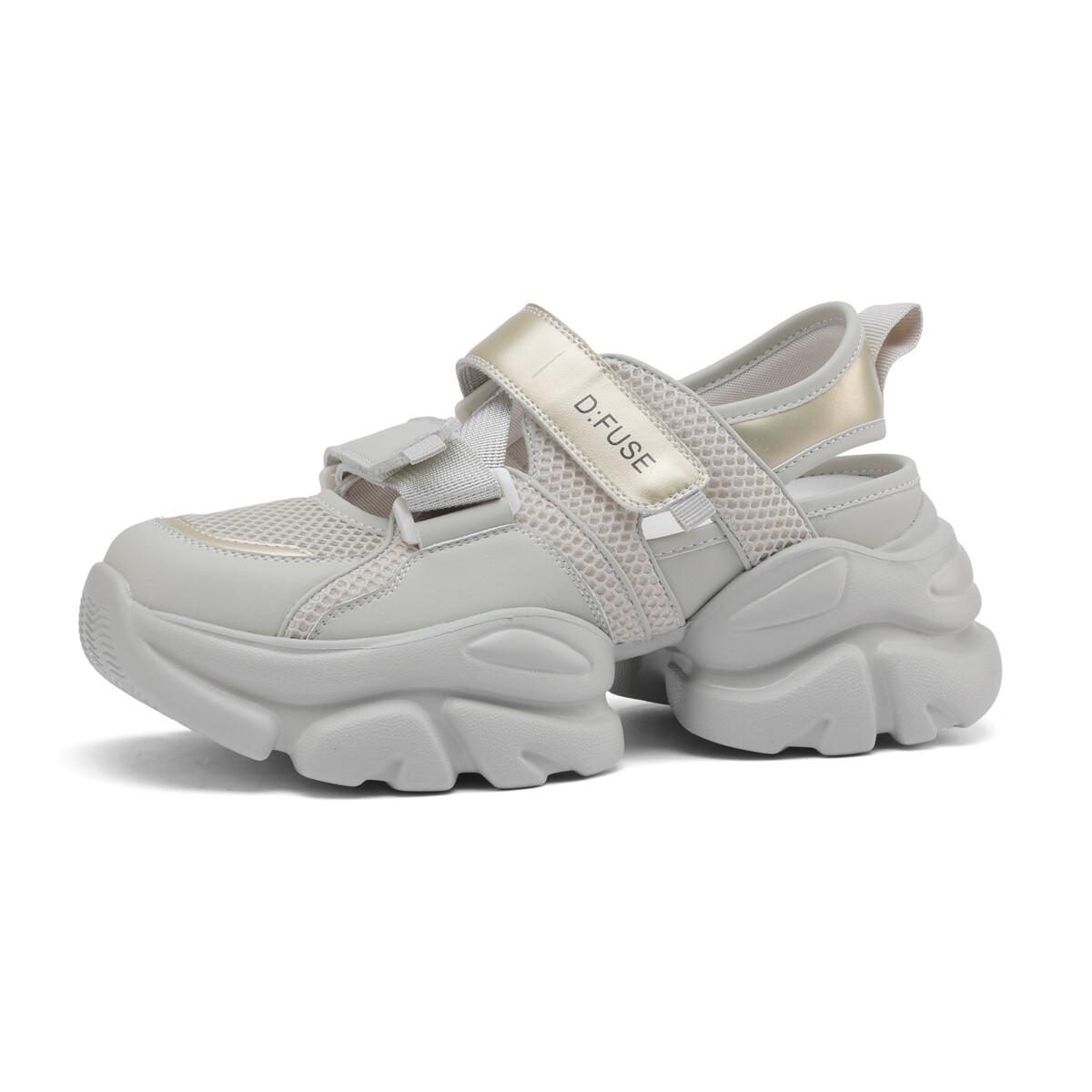 

Кроссовки D:FUSE SCANDINAVIA Chunky Sneakers Women's Low-top, белый/серебряный