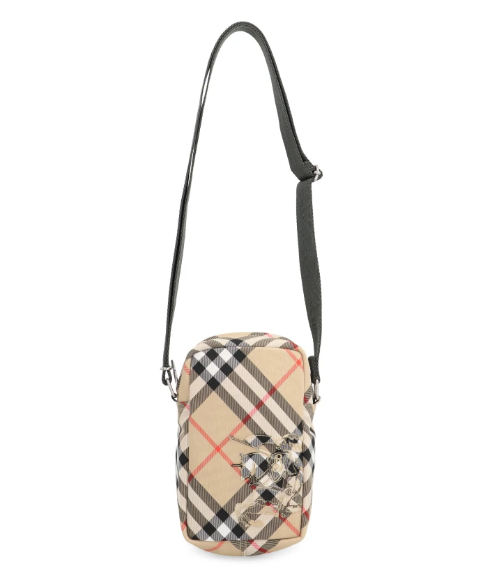 

Сумка на плечо из ткани в клетку Burberry, бежевый