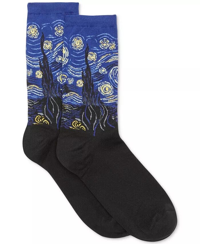 

Женские носки Starry Night Fashion Crew Hot Sox, синий