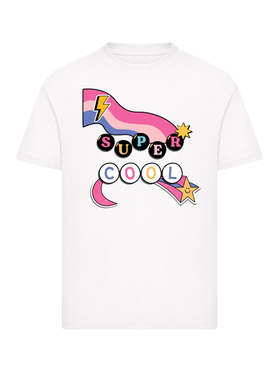 

Рубашка F4NT4STIC Super Coole Fun Perlen, белый