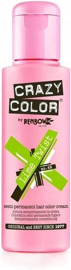 

Полуперманентная краска для волос, Lime Twist, 100мл Crazy Color