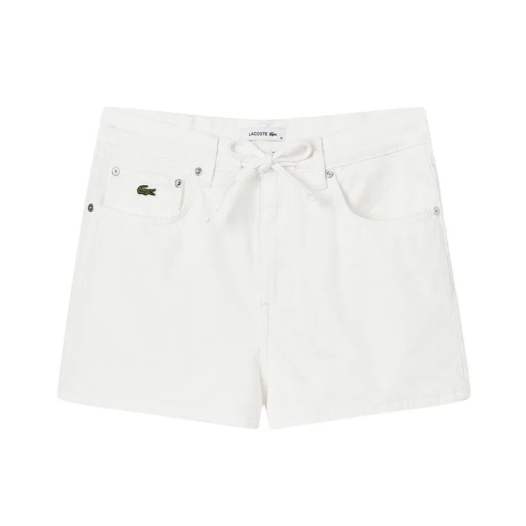 Шорты джинсовые LACOSTE Moderate 001/White