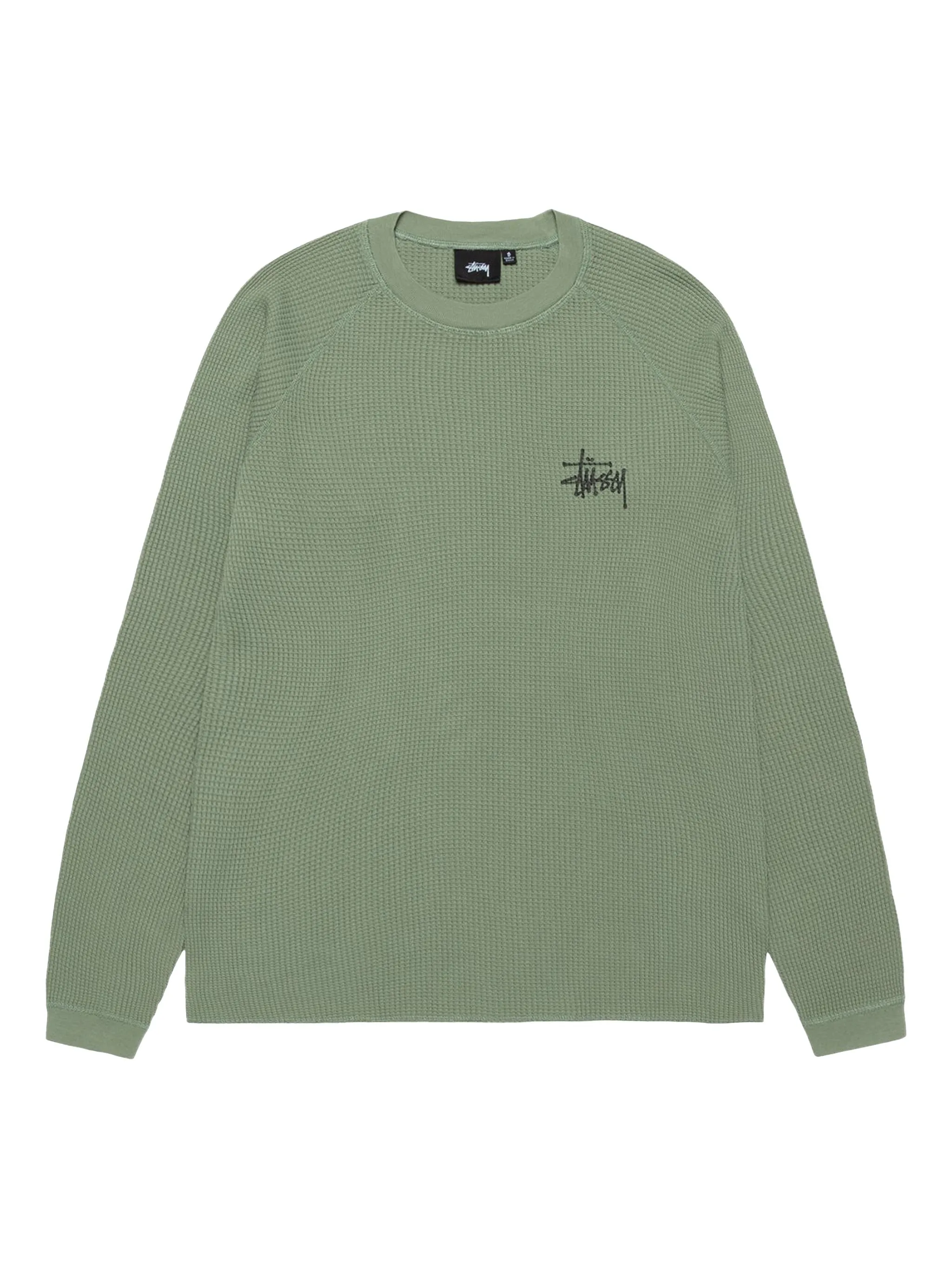 

Толстовка Basic Thermal Stüssy, зеленый