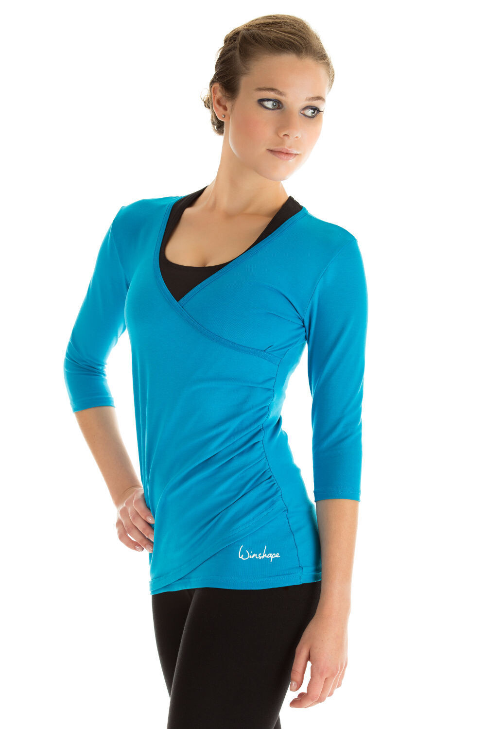 

Спортивная футболка Winshape 3/4 Arm Shirt, бирюзовый