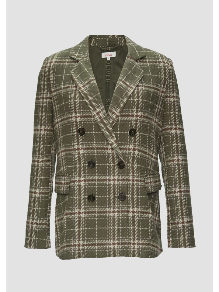 

s.Oliver Домашний пиджак цвета 79N5_оливково-зеленый