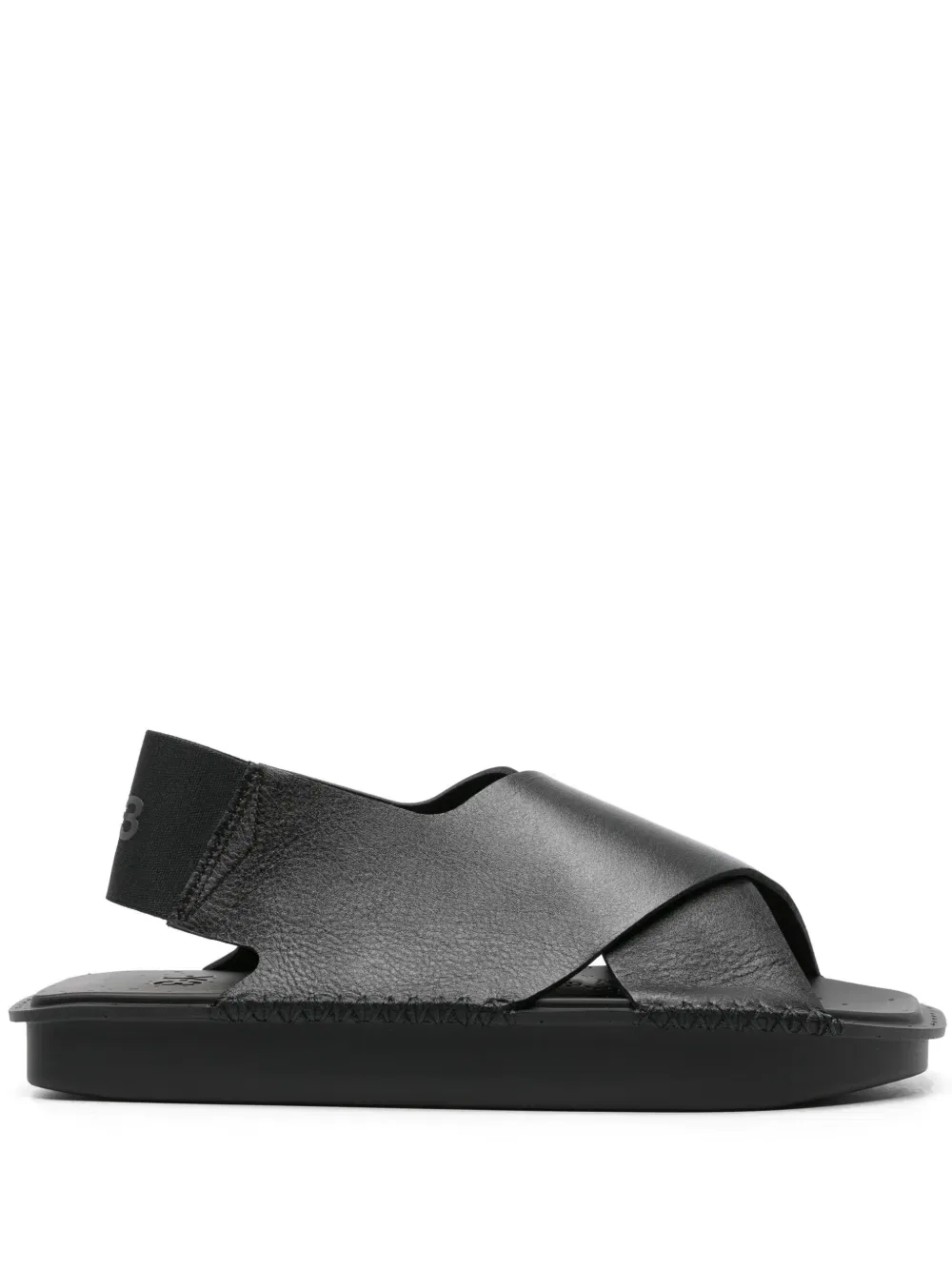 Массивные кожаные сандалии Y-3, черный