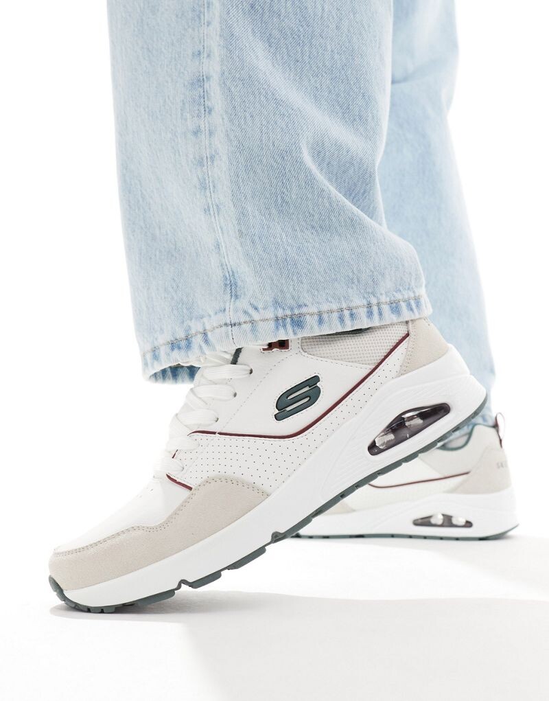 

Skechers Uno - однотонные кроссовки белого цвета в стиле ретро, Белый, Skechers Uno - однотонные кроссовки белого цвета в стиле ретро