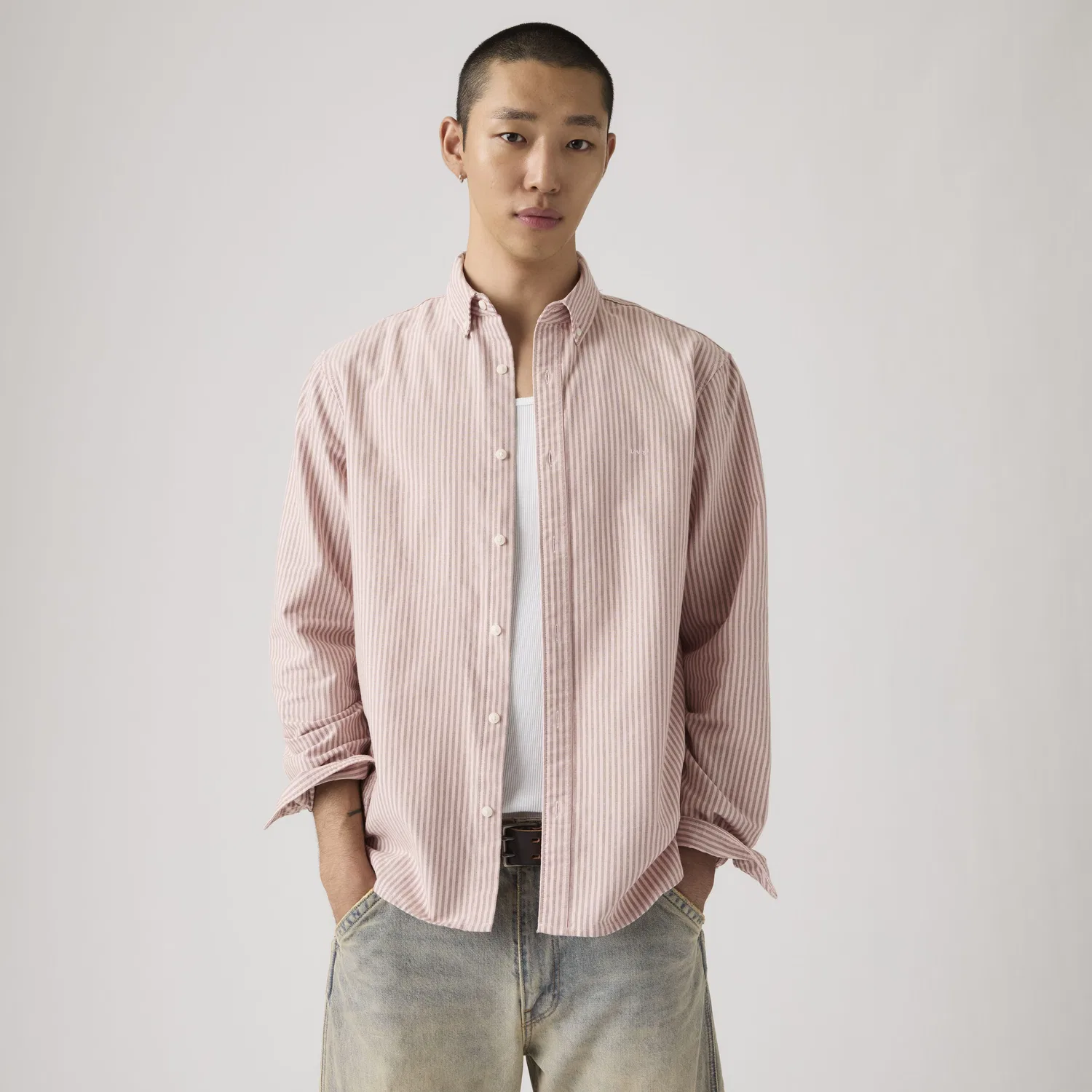 Настоящая рубашка на пуговицах Levi's, Pink