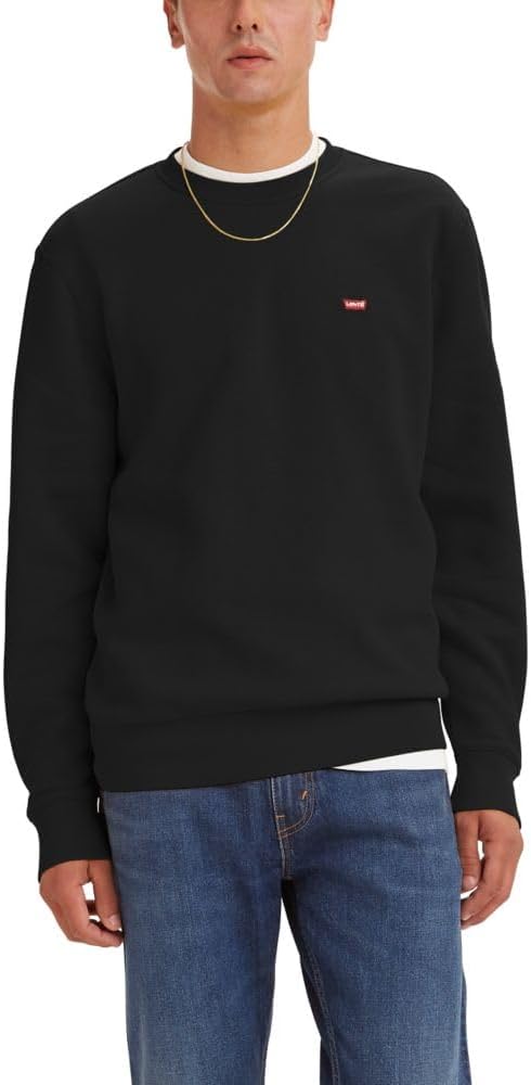 

Мужские толстовки Levi's с круглым вырезом, (New) Mineral Black