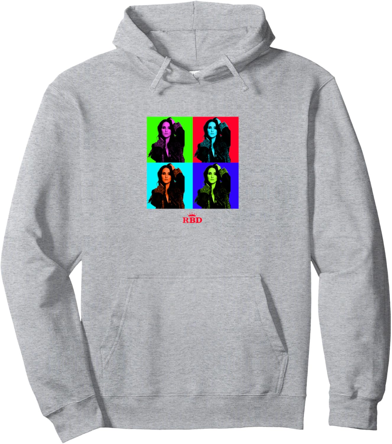 

Толстовка Rebelde Tour 2023 Rebelde Concert Rebelde Rbd, серый