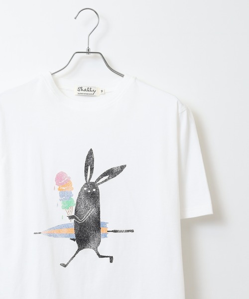 

Футболка с коротким рукавом, принт SHABBY, унисекс FUNALIVE, кремовый