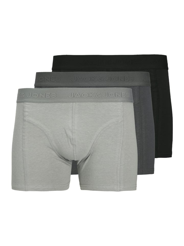 

Трусы Jack & Jones, черный/серый