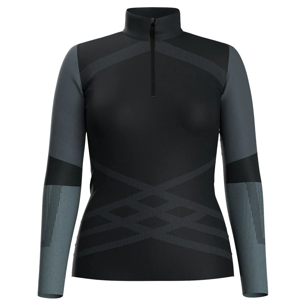 

Свитер Smartwool Intraknit Thermal Merino Colorblock Half Zip, черный
