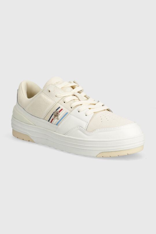 

Кожаные кроссовки Tommy Hilfiger, бежевый
