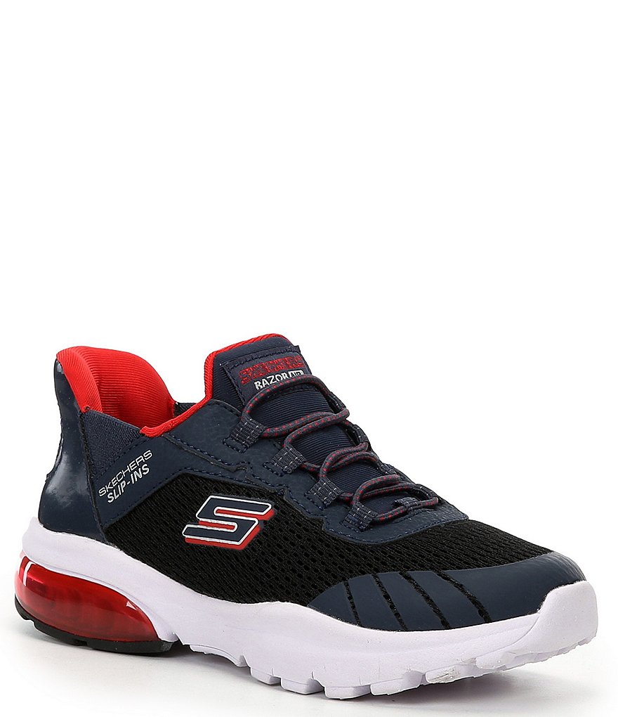 

Кроссовки Skechers Slip-Ins Razor Air-Hyper Brisk для мальчиков (для малышей), черный