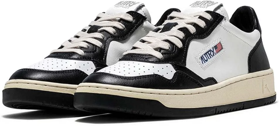 

Кроссовки для мужчин Autory 2231-SAULMWB WB01, кожа крупного рогатого скота, двухцветные низкие кроссовки, Medalist MEDALIST ATY 01 LOW MAN LEAT/LEAT AUTRY, черный