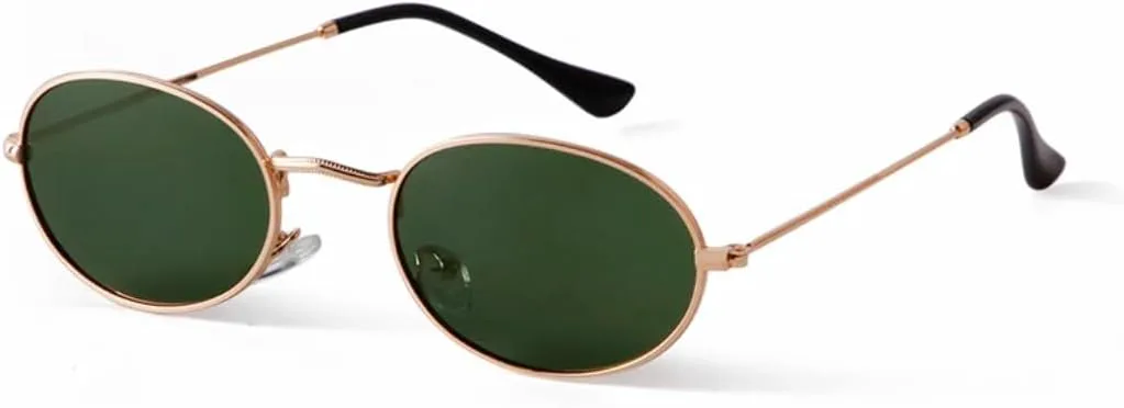 

Маленькие овальные солнцезащитные очки для мужчин в стиле стимпанк, круглые, красные, ретро, ​​модные женские очки с защитой от УФ-излучения UV400 VFDHN, 8