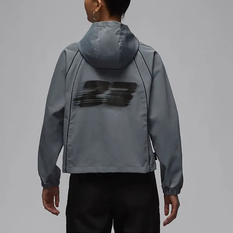 Jordan Женская куртка темно-серого цвета, Dark Gray — фото 4