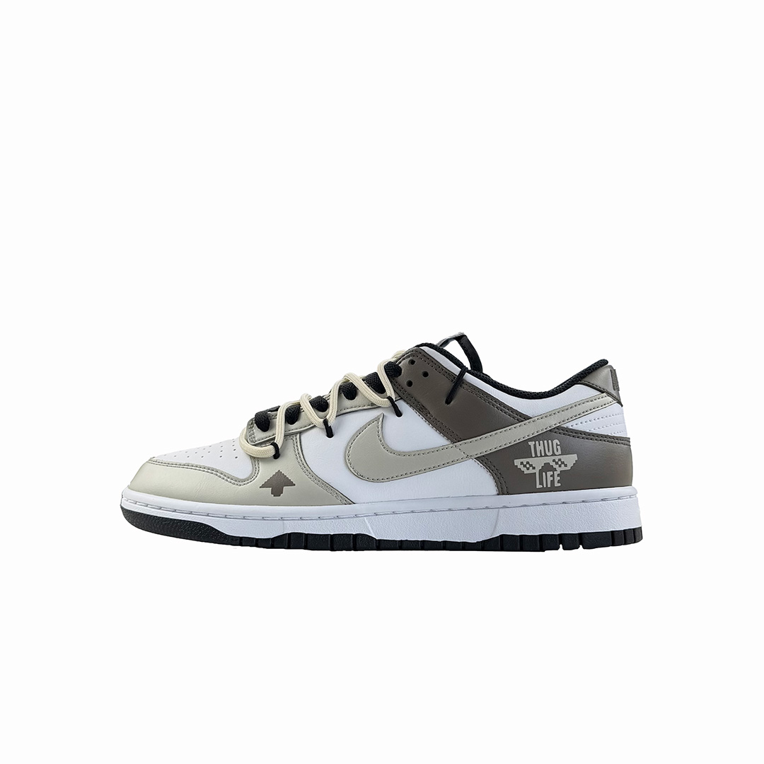 

Nike Кроссовки для скейтбординга Dunk Low Top, мужские, цвет хаки