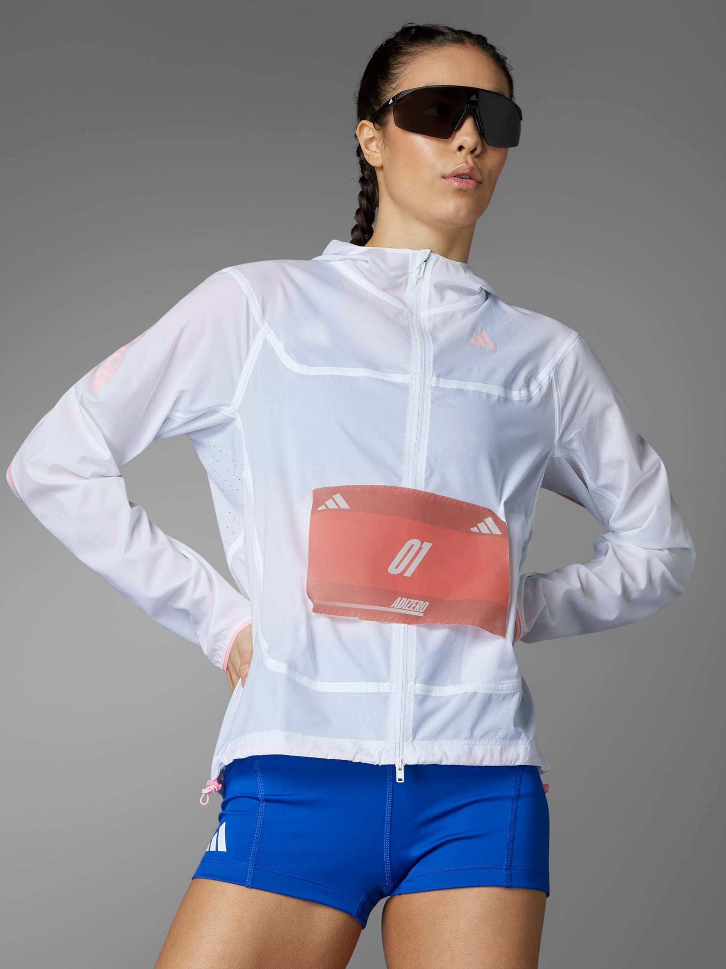 Adidas Performance Узкие спортивные шорты 'ADIZERO' в цвете Royal Blue — фото 3