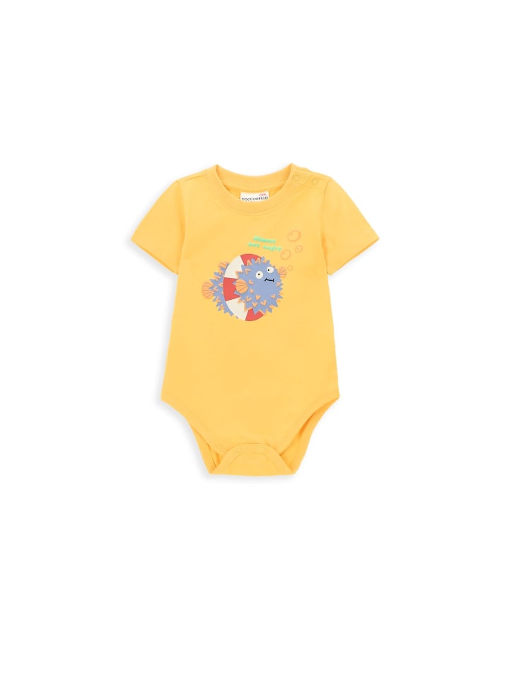 

Coccodrillo Боди с короткими рукавами, желтого цвета