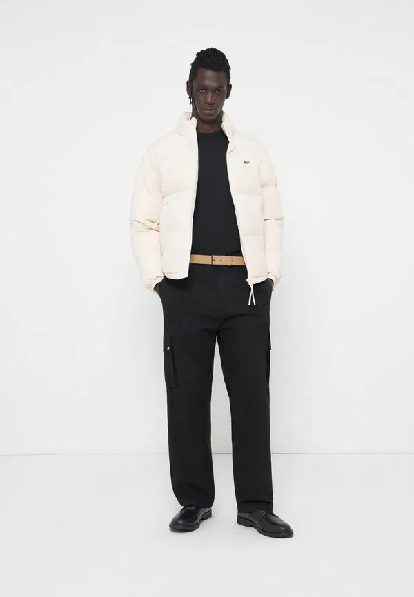 Пуховая куртка Lacoste, Off White — фото 2