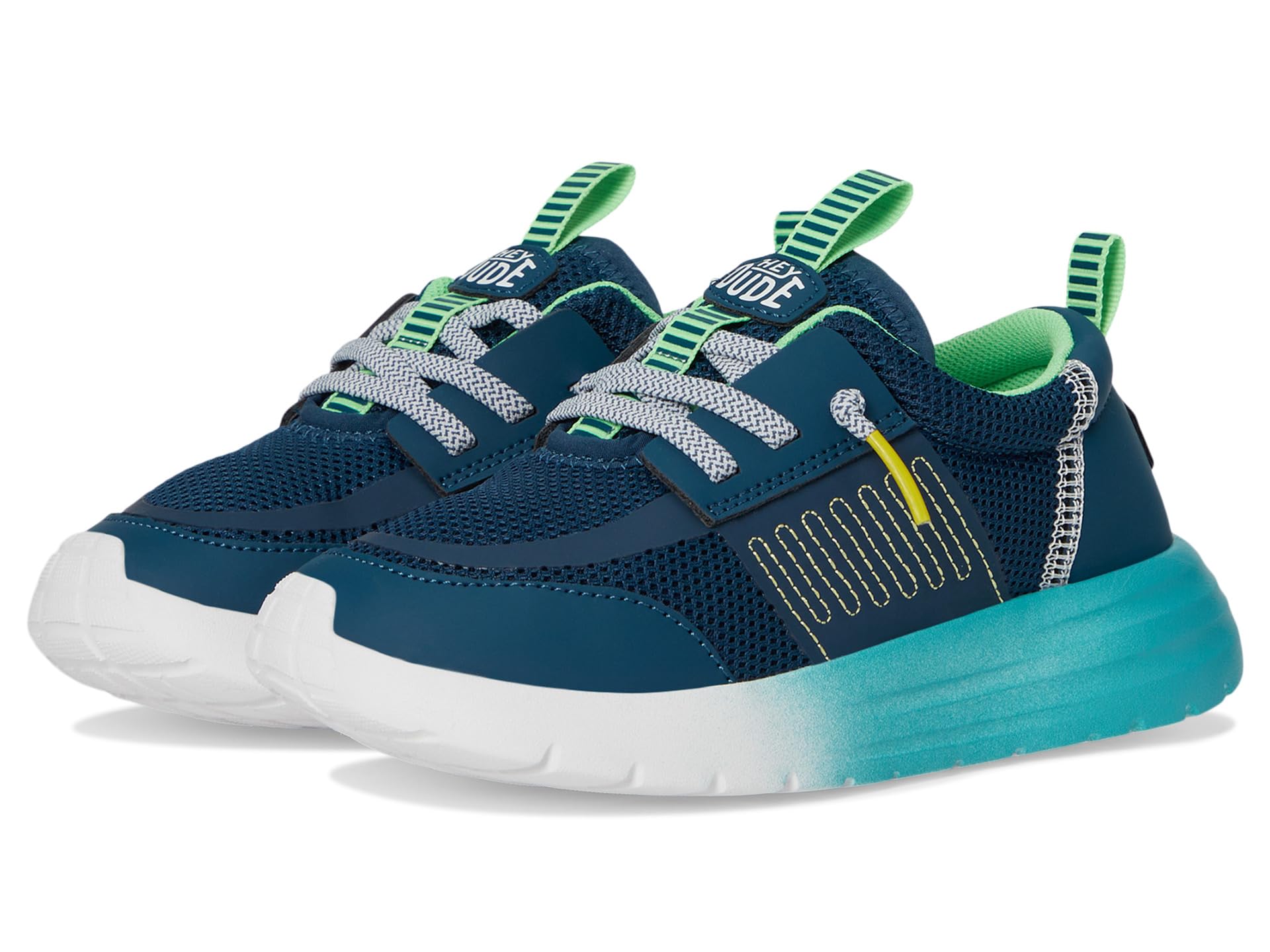 

Кроссовки Hey Dude Kids Sirocco Play Sport Block, цвет Navy/Light Blue