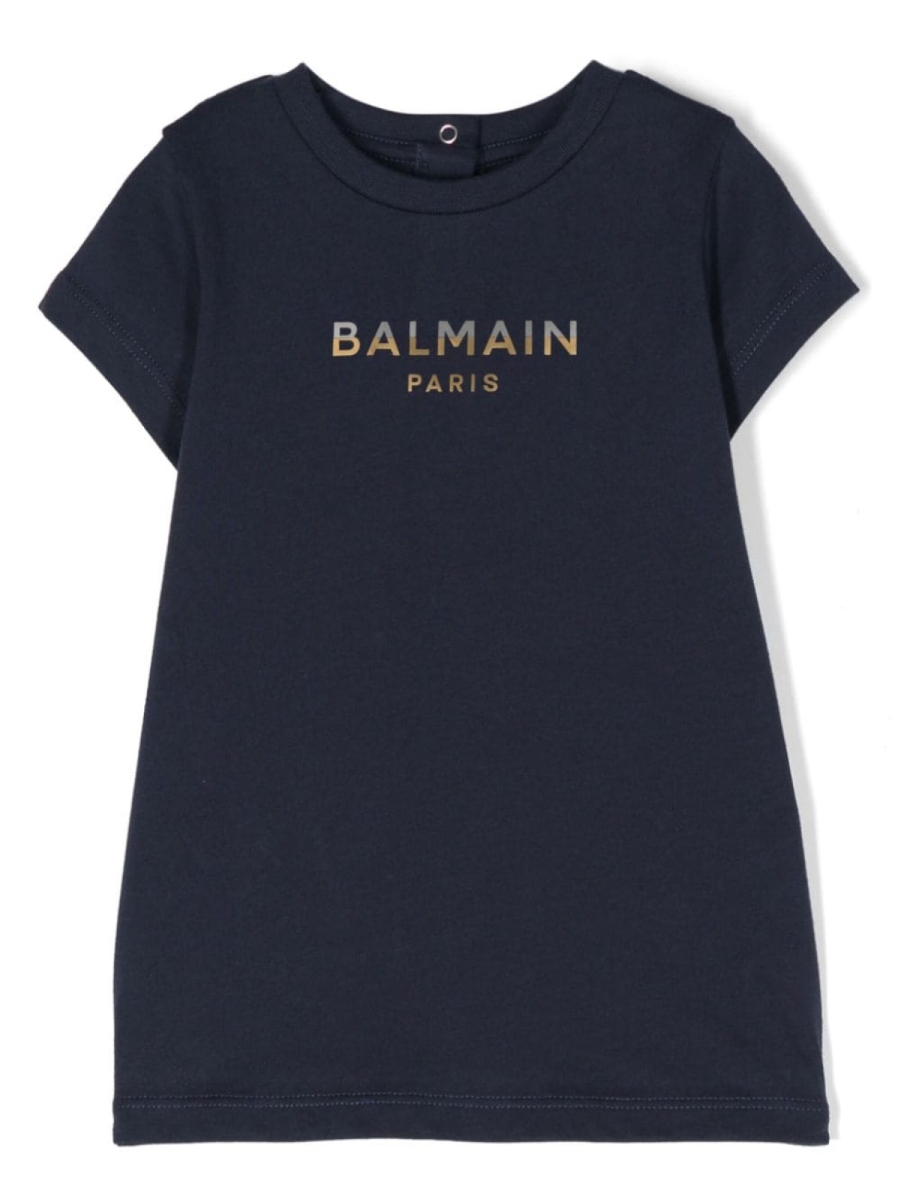 

Balmain Kids платье-футболка с логотипом, синий