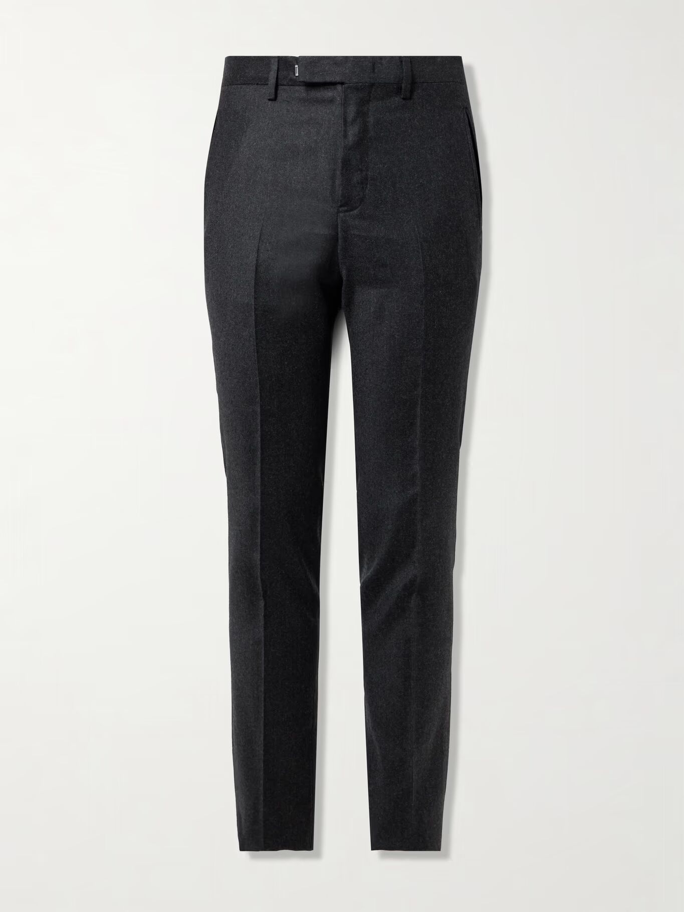 

Костюмные брюки Philip Slim-Fit Straight-Leg из шерсти и фланели MR P., серый