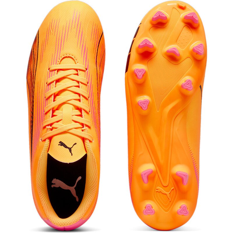 Fussball-Rasenschuhe ultra play fg/ag jr. Puma, цвет sun stream-puma black-sunset g — фото 2