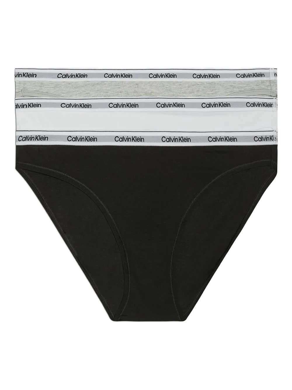 

Трусы-брифы с логотипом на поясе, упаковка из 3 штук Calvin Klein Underwear, белый