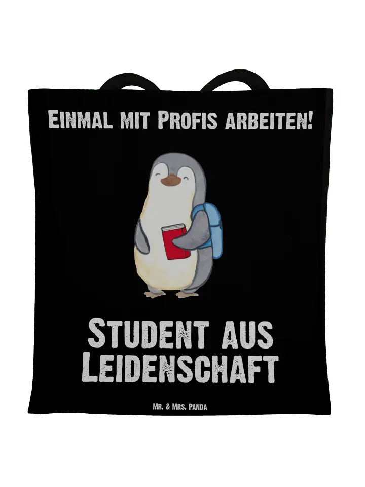 

Сумка для переноски Mr & Mrs Panda Student Leidenschaft, черный