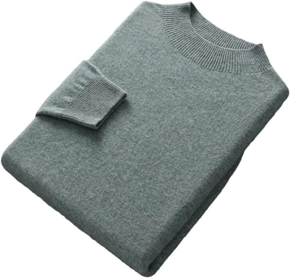 

Свитшот с круглым вырезом для мужчин, вязаный пуловер с длинными рукавами