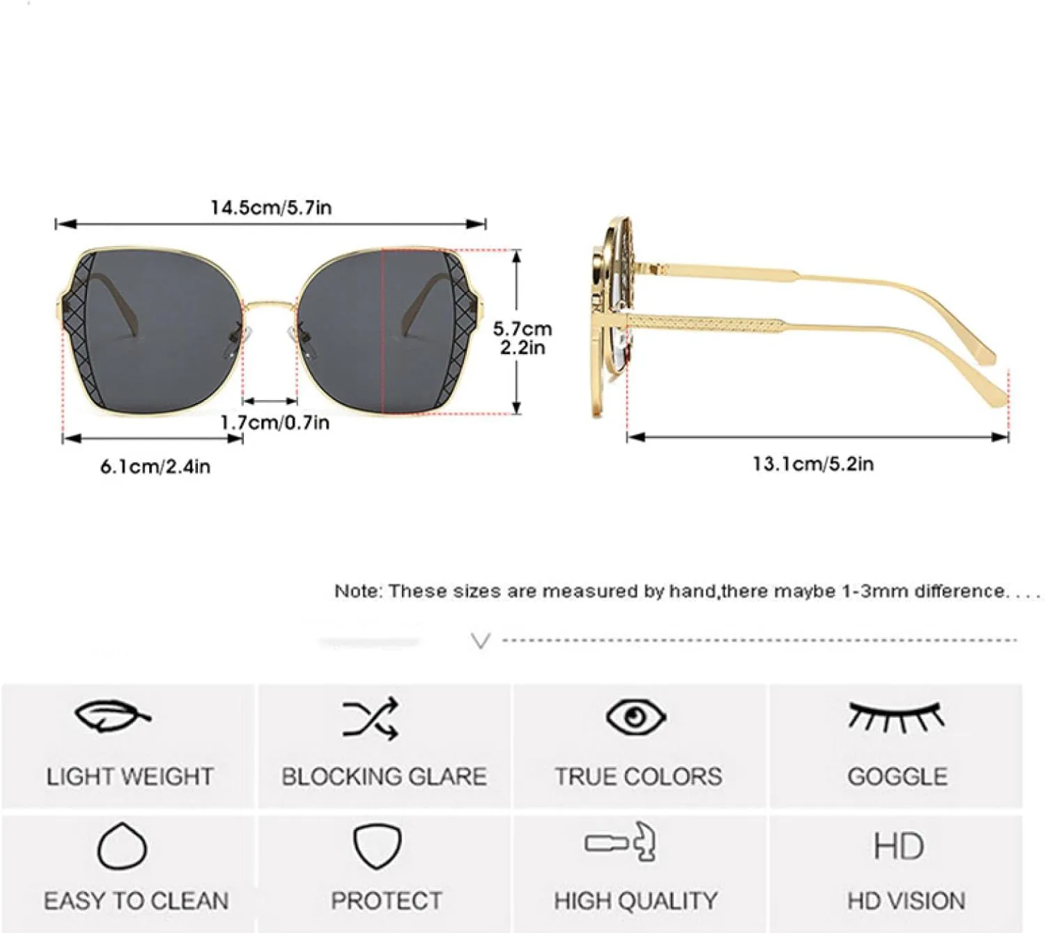 

Винтажные металлические солнцезащитные очки с градиентом UV400, коричнево-розовые оттенки. Модные солнцезащитные очки для мужчин и женщин TKKTLLT, Gold-brown
