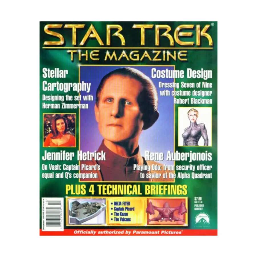 

Журнал Vol. 1, #8 "Rene Auberjonois, Technical Briefings - Captain Picard Vulcans Kazon", Star Trek - The Magazine