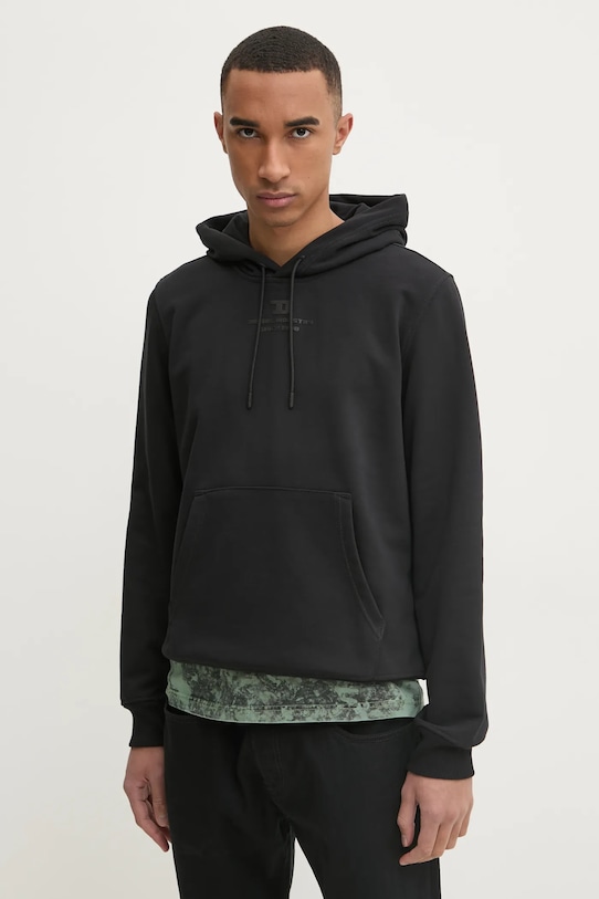 

Толстовка S-GINN-HOOD-R3 SWEAT-SHIRT Diesel, черный