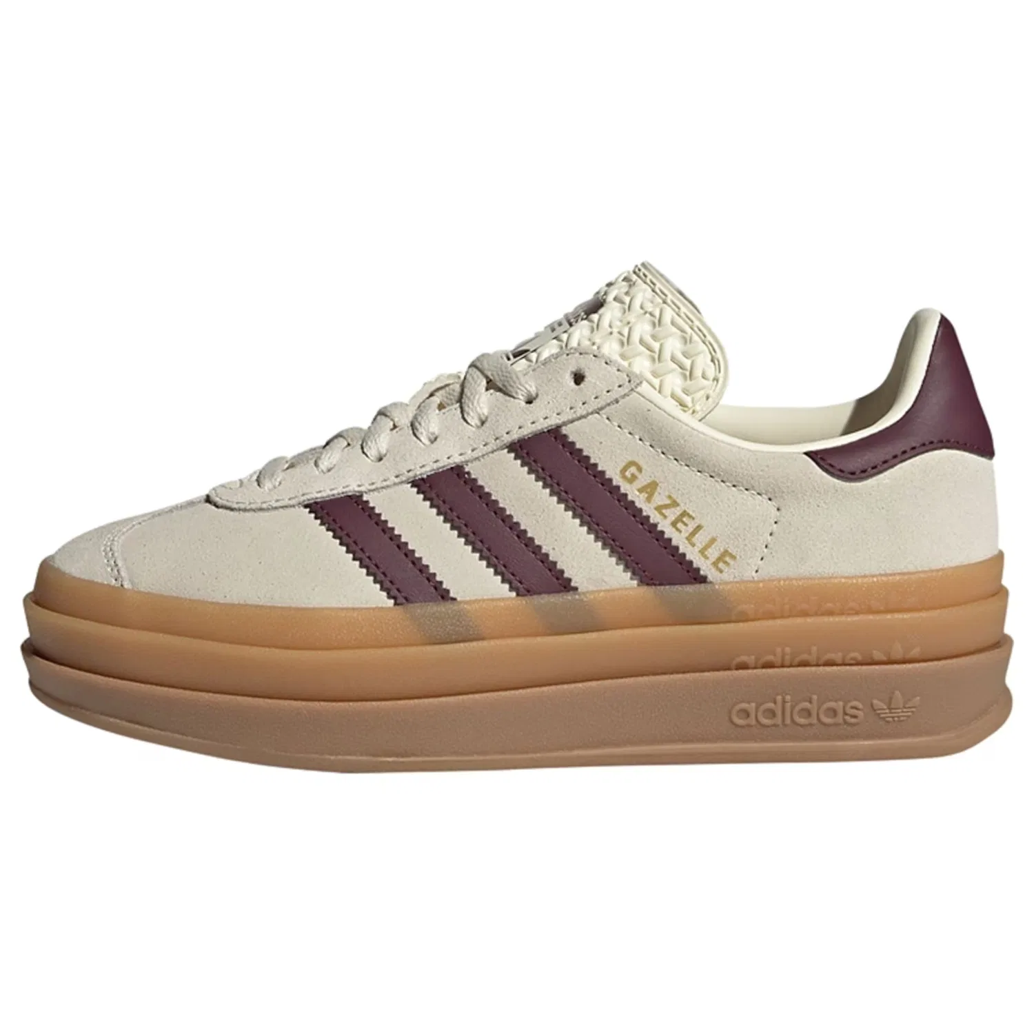 Кроссовки Adidas Originals Gazelle Bold бежевого цвета