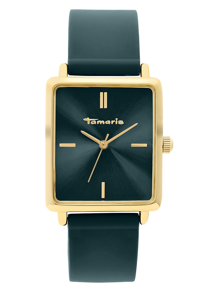

Tamaris Кварцевые часы в цвете «бензин/золото»