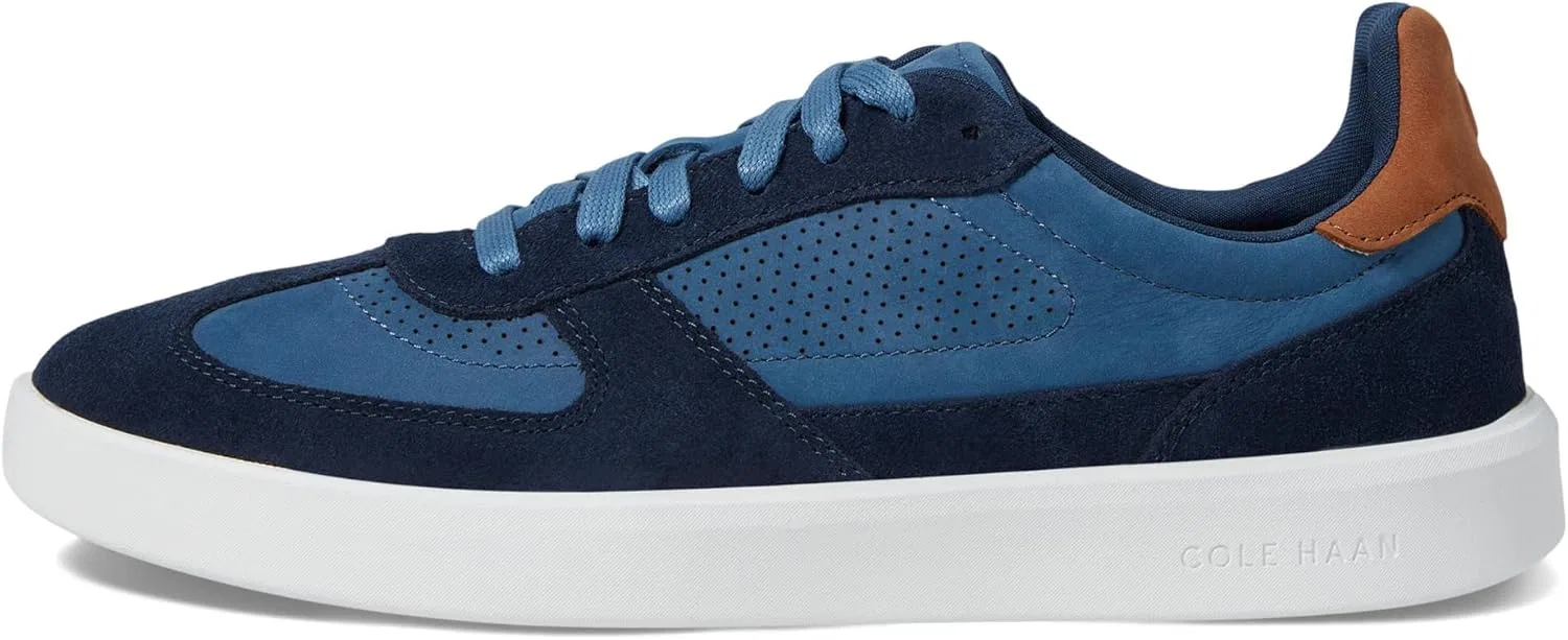 Мужские кроссовки Cole Haan Grand Crosscourt Modern Turf, Navy Blazer British Tan Optic White — фото 4