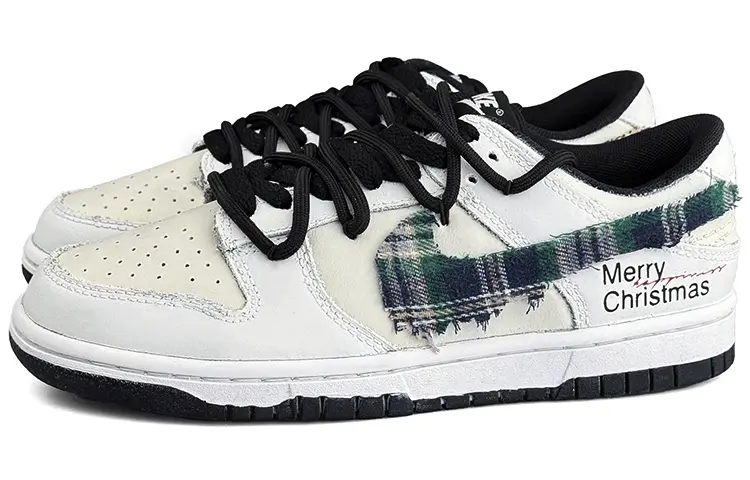 

Кроссовки Nike Dunk Skateboarding Shoes Men Low-top Green, белый