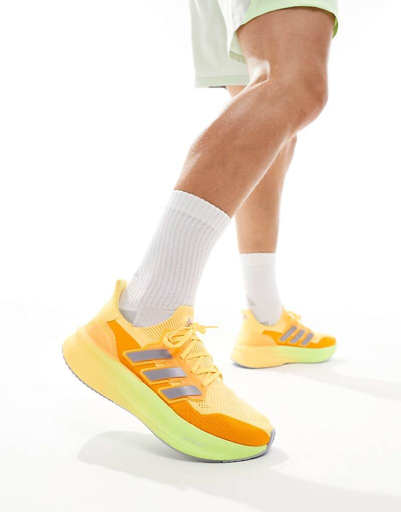 

adidas Running – Ultraboost 5 – Желтые и оранжевые кроссовки, Желтый, adidas Running – Ultraboost 5 – Желтые и оранжевые кроссовки